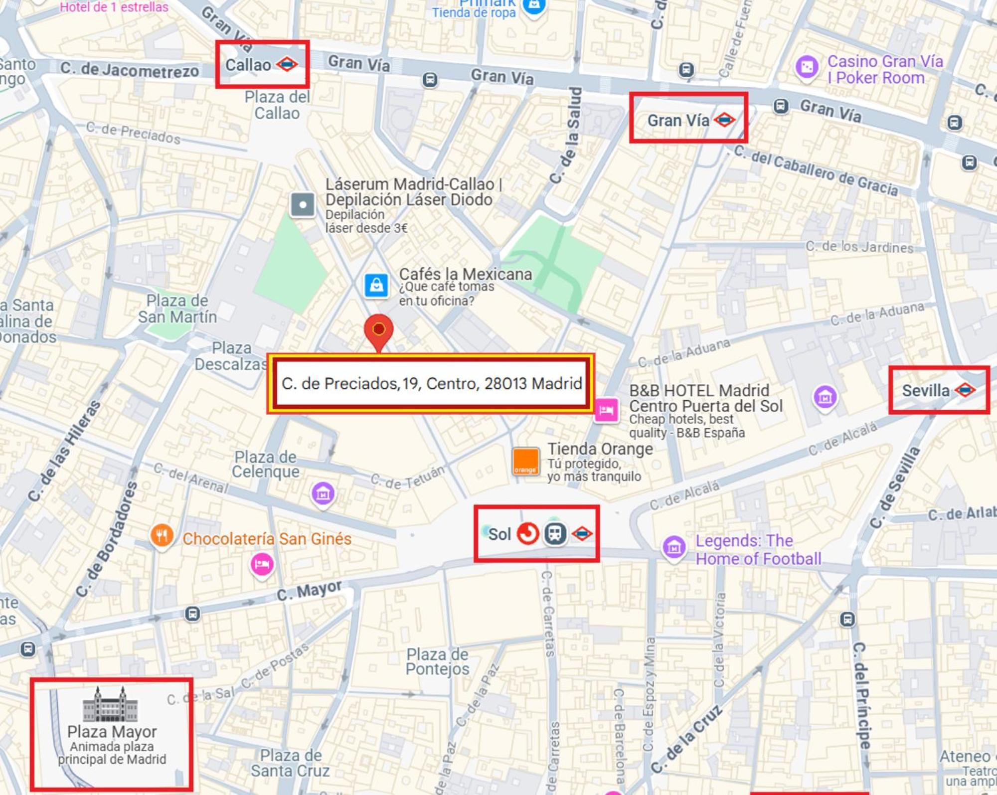 Apartamento Doble Centro Madrid Eksteriør bilde